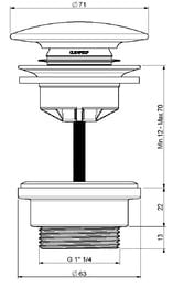 ������ ������ Hatria A0Y7A802 click clack ������� 71 ��, ��������, ����: ������ �������