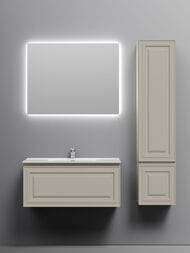Тумба под раковину SANCOS Very (890х445х406) подвесная, один ящик, Beige Soft VR90CE
