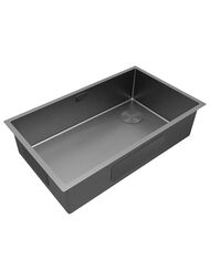 Мойка нерж. сталь NEXT-SKEW 74 UNI, PM887444-MG, матовый серый, 740х440мм, Paulmark 1,2мм