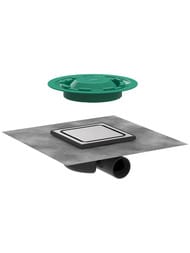 Hansgrohe RainDrain Spot Точечный слив с решеткой 15х15 см 56055800 — миниатюра 1