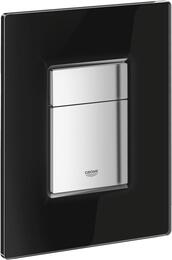 Уценка! Клавиша смыва для унитаза Grohe Skate Cosmopolitan 38845KS0 стеклянная поверхность, черная