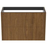 Тумба под раковину Ideal Standard CONCA (800x373x540) 2 ящика, темный орех T4352Y5