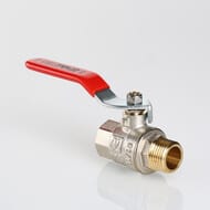 Кран шаровый 3/4"ВН VALTEC BASE красная ручка VT.215.N.05