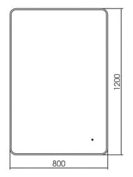 ������� Silver Mirrors Incanto (1200�800) LED-�����., ������ �� ��������, ������, ����. LED-00002570