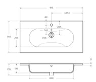 ���������� ��������� BelBagno (915�465�170) ��������, ����� LOV-900-LVB