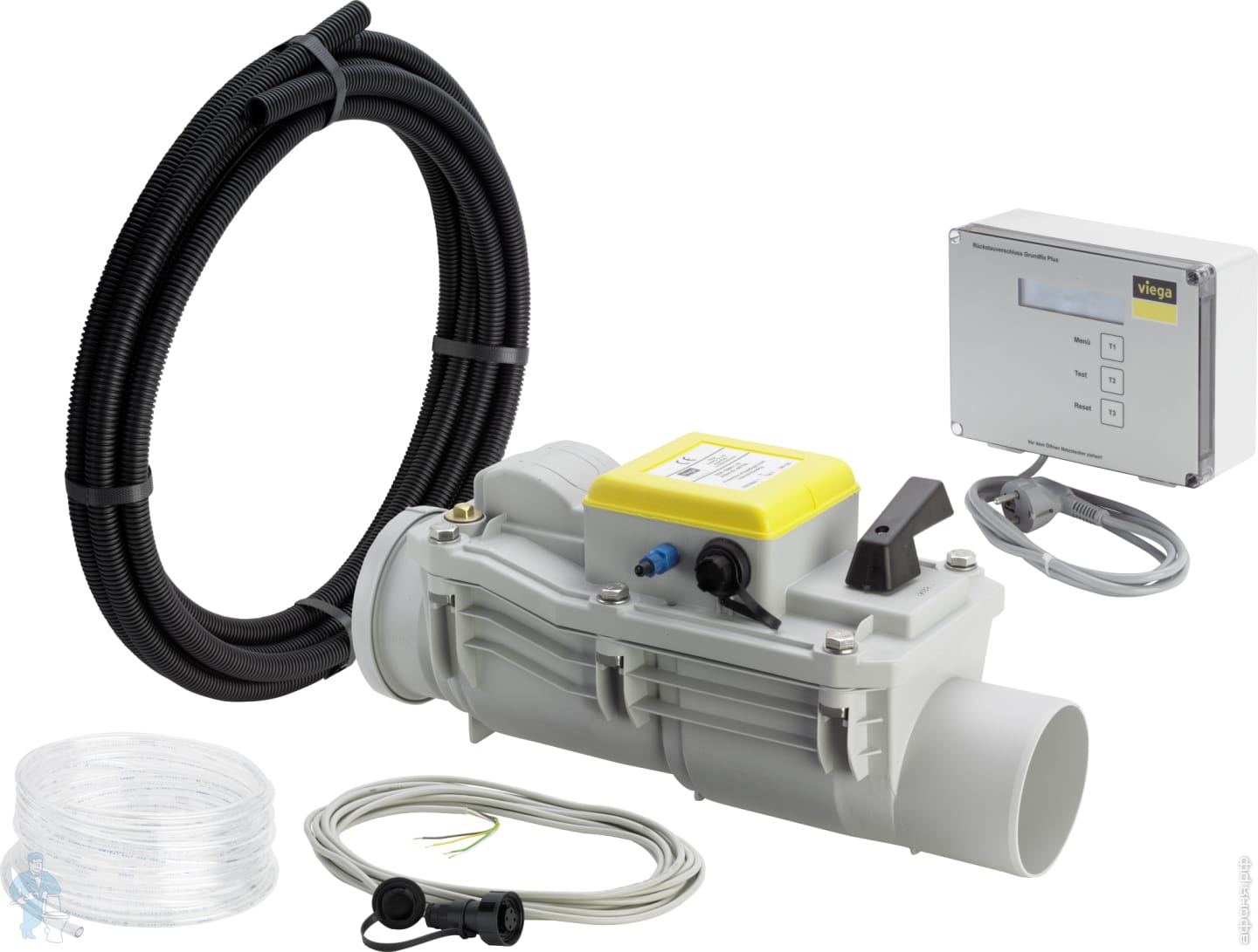 Обратный канализационный клапан Viega Grundfix Plus Control DN100 мод ...