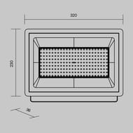 ��������� Maytoni Flood (����) FL001-L150B4K, 4000� 150�� IP 65, ������