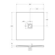 ������ �� �������������� ������� BELBAGNO TRAY-MR-UNO-A-80-35-W-CR � �������, �������������, �����