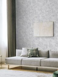 Обои виниловые на флизелине Grandeco Anastasia A55305 (1,06х10,05) штукатурка, серые (рул.)