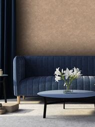 Обои флизелиновые Hygge II Summer Hg10 003/1 (1,00х10,05) штукатурка, коричневые (рул.)