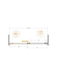 ������� ����� CEZARES PLANE 1400x1950 ������ ����������/����� PLANE-BF-1-140-C-IN