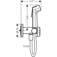 ������������� ��� Hansgrohe Bidette S � ����������, ����� 1250��, ���� ������ ������� 29232670