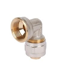 Уголок STOUT 20х3/4"В обжимной, для металлопластиковых труб, SFS-0007-003420