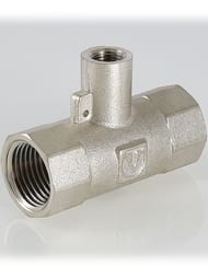 Тройник VALTEC для подключения датчика температуры 1/2"хМ10х1/2" ВВВ VTr.250.N.0004