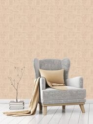Обои флизелиновые Hygge II Summer Hg13 002/1 (1,00х10,05) геометрия, бежевые (рул.)