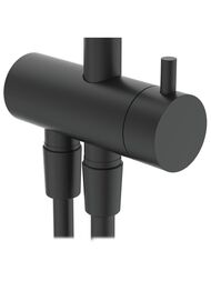 Ideal Standard IDEALRAIN Душевая система BC747XG верхний душ 200мм, лейка 100мм, черная матовая