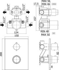 ��������� ��� ����� � ����� Paffoni Light LIQ518NO/M ���������, �����������, ������ �������