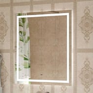Зеркало COMFORTY Квадрат-90 (900х900х40) LED-подсветка, бесконтактный сенсор 00-00005264