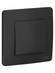 Выключатель Systeme Electric BLANCA скрытой устан. 1-клавишный cх.1, 10A, 250B, антрацит BLNVS010106