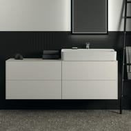Тумба под раковину Ideal Standard CONCA (1585х505х540) 4 ящика, белый матовый лак T3990Y1