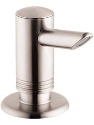 Hansgrohe Дозатор встраиваемый в столешницу 300мл сталь 40418800 — миниатюра 1