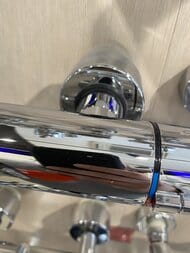 Уценка! Смеситель Gessi Emporio Via Tortona 18711 термостат. настенный для ванны с переключ.,хром - уценка. — изображение 4