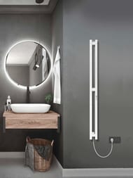 Полотенцесушитель Indigo Style Pro 1200х100 универ.подкл,скрыт.монтаж,белый матовый LSPRE120-10WMRt