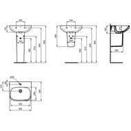 �������� Ideal Standard i life A 50 �� (500�440�180) � ���������� ��� ��������� T470701