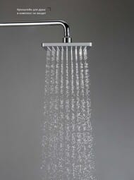 Прямоугольный верхний душ 260х188х68 мм Aquatek AQ2087CR хром