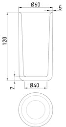 ��������� ��� ����� Gocce di Salini 1901201F  ����������, S-Stone, ������� RAL ��������� �� �����