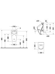 ������� DURAVIT ME by Starck 300�350�585 ������������, ��������� 280930
