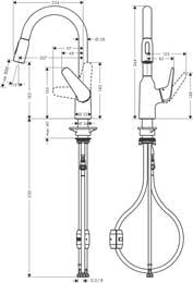 ��������� Hansgrohe Focus M42 ��� ����� 180 �� �������� ���������� ����� ���� 71801000