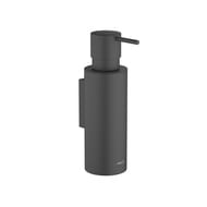 Дозатор для жидкого мыла Aquatek Оберон AQ4205MB подвесной, нержавеющая сталь, латунь, черный  мат