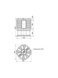 Кабельный колодец Polimer Group КН-780/1000 (1000х800) пластиковый, черный