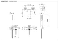 Смеситель для ванны Remer Infinity I02VO, латунь состаренная — миниатюра 2