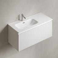 Тумба подвесная SANCOS Snob R 1.0 995х445х406, 1 ящик, доводчик, Bianco ,SNR1.0100LW