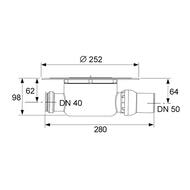 ���� TECEdrainpoint DN 50 ����� ���� 3601500