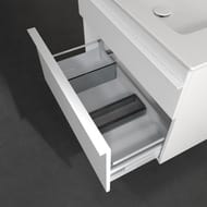 Тумба под раковину Villeroy & Boch VENTICELLO A925 02 MS (753х590х502) 2 ящ., бел.матов., бел.ручки