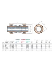 ����� Gebo, ��������������, 1/2", �����, ��� QO(��), 17.195.02.01