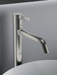 Смеситель для раковины Ideal Standard JOY BC782GN однозахв , высокий излив 215ммс, серебряный шторм