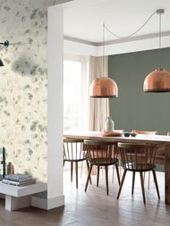 Обои виниловые на флизелине Rasch Country Living (1,06х10,00) цветы, многоцветные 970753 (рул.)