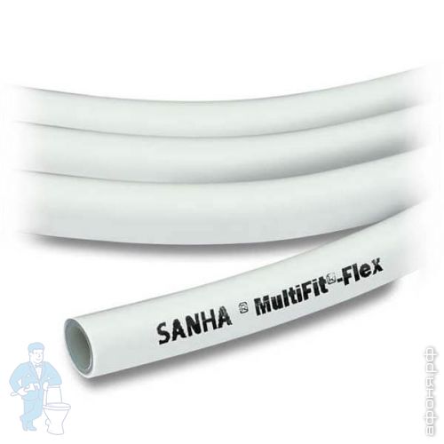 Труба металлопластиковая Sanha MultiFit Flex 16х2,0мм бухта 200м ...