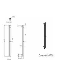 GROTA CORSA ������ �������� 80x1200 �������, ������ �����., 1/2", �������. ����. �����, � ��������