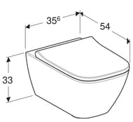 ������ ��������� Geberit Smyle Square (350�540�330) ������������, � ��������-��������� 500.683.01.1