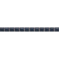Бордюр KERAMA MARAZZI Карандаш Бисер (14х200) черный глянцевый POF009 (шт.)