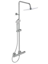 Душевая система Ideal Standard CERATHERM T100 A7240AA смеситель термостат для душа, верх душ квадрат