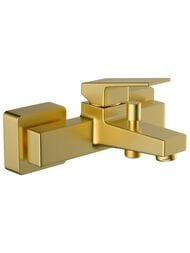 Настенный смеситель для ванны VitrA Minimax Square A4352025EXP однорычажный брашированное золото латунь