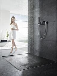 Душевой лоток Viega Advantix Vario 300-1200мм с решеткой, хром матовый 704353