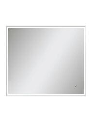 Зеркало Континент Lago (800х700) с LED подсветкой 5000K и сенсорным выключателем, белый