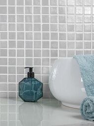 Мозаика Vidrepur Shell   563 White 25х25 (317х317) на сетке, белая (кв.м.) — изображение 4